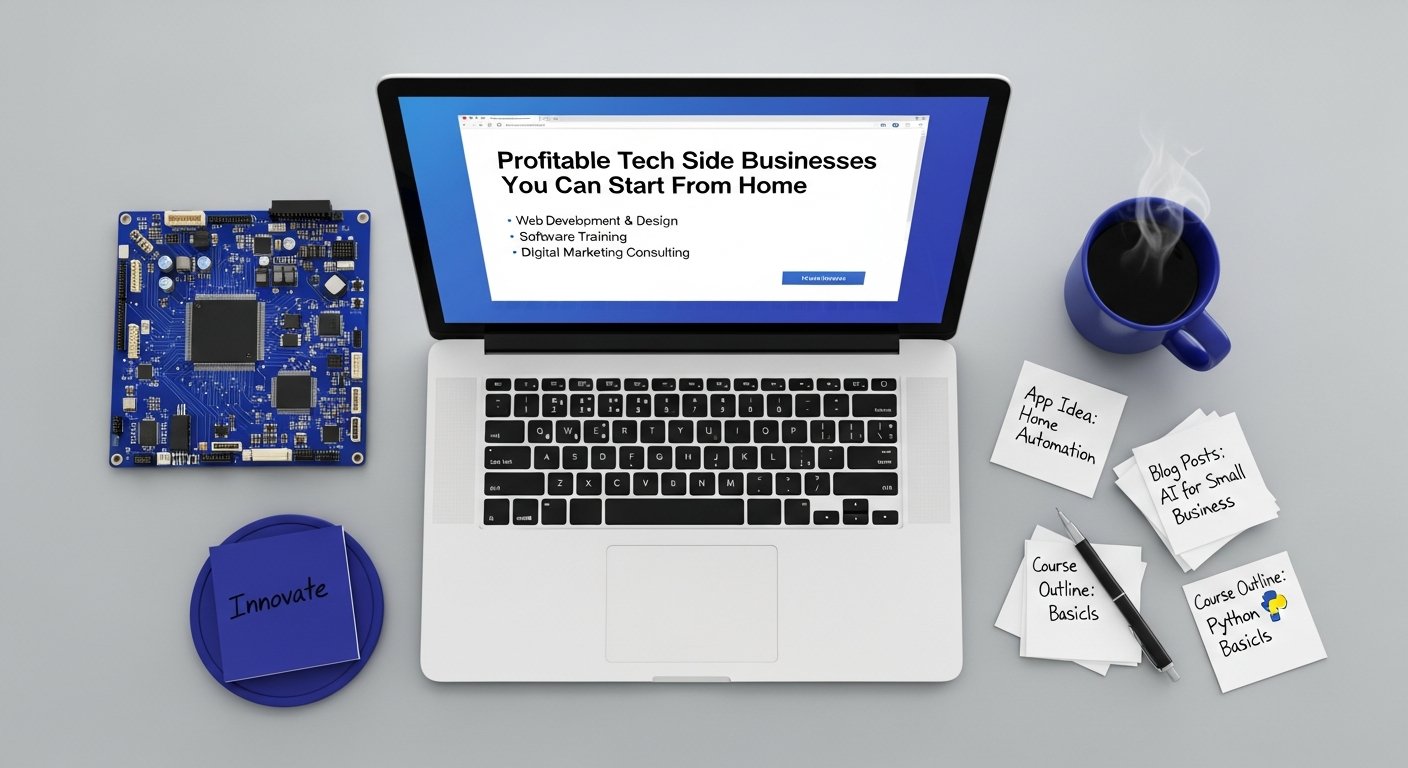 Profitable Tech Side Businesses You Can Start From Home
