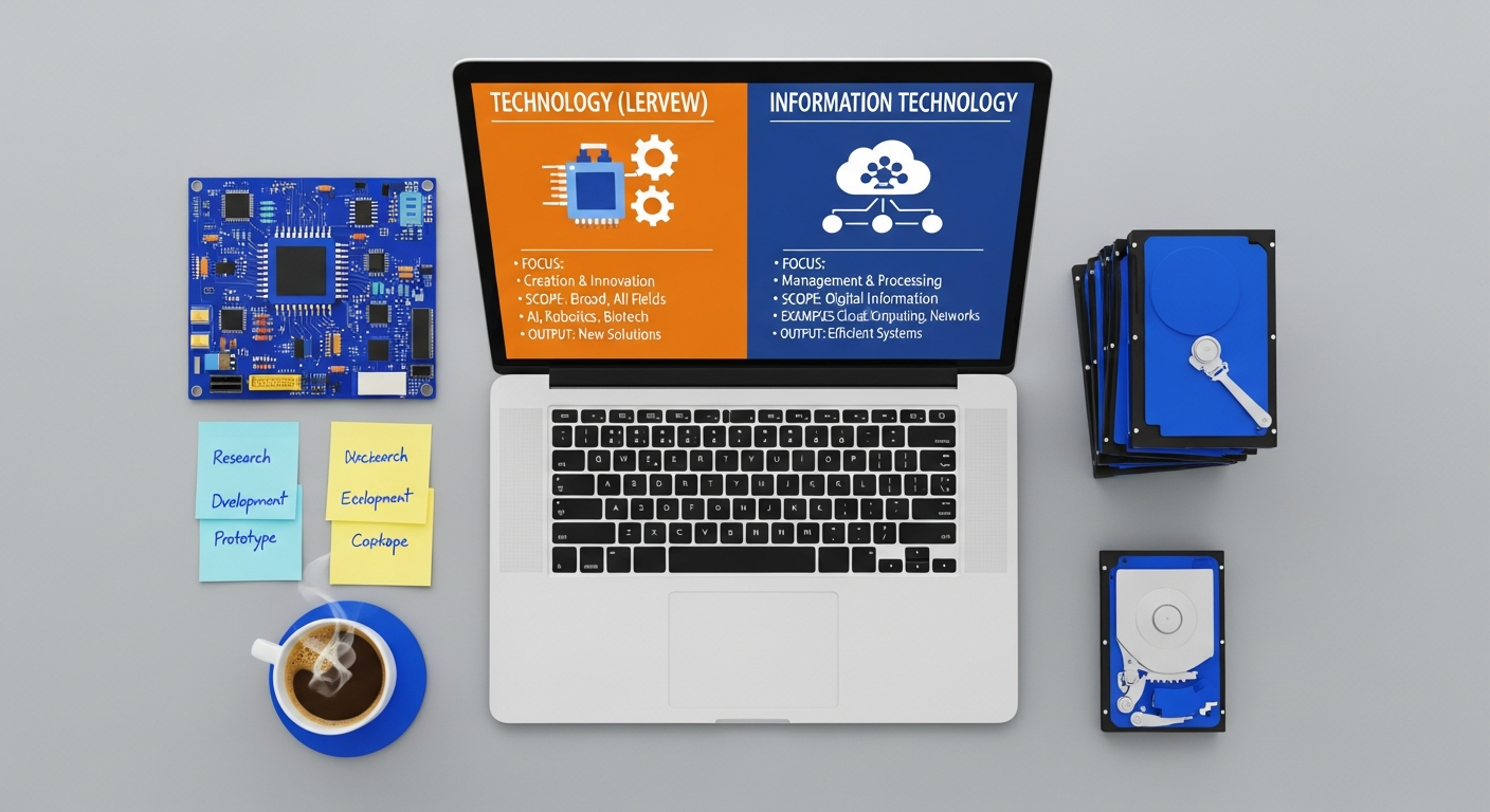 Technology Vs Information Technology Key Differences