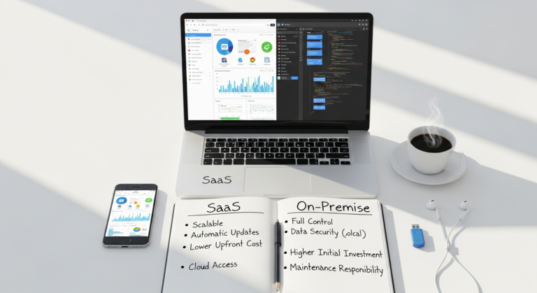 benefits of SaaS vs on-premise software
