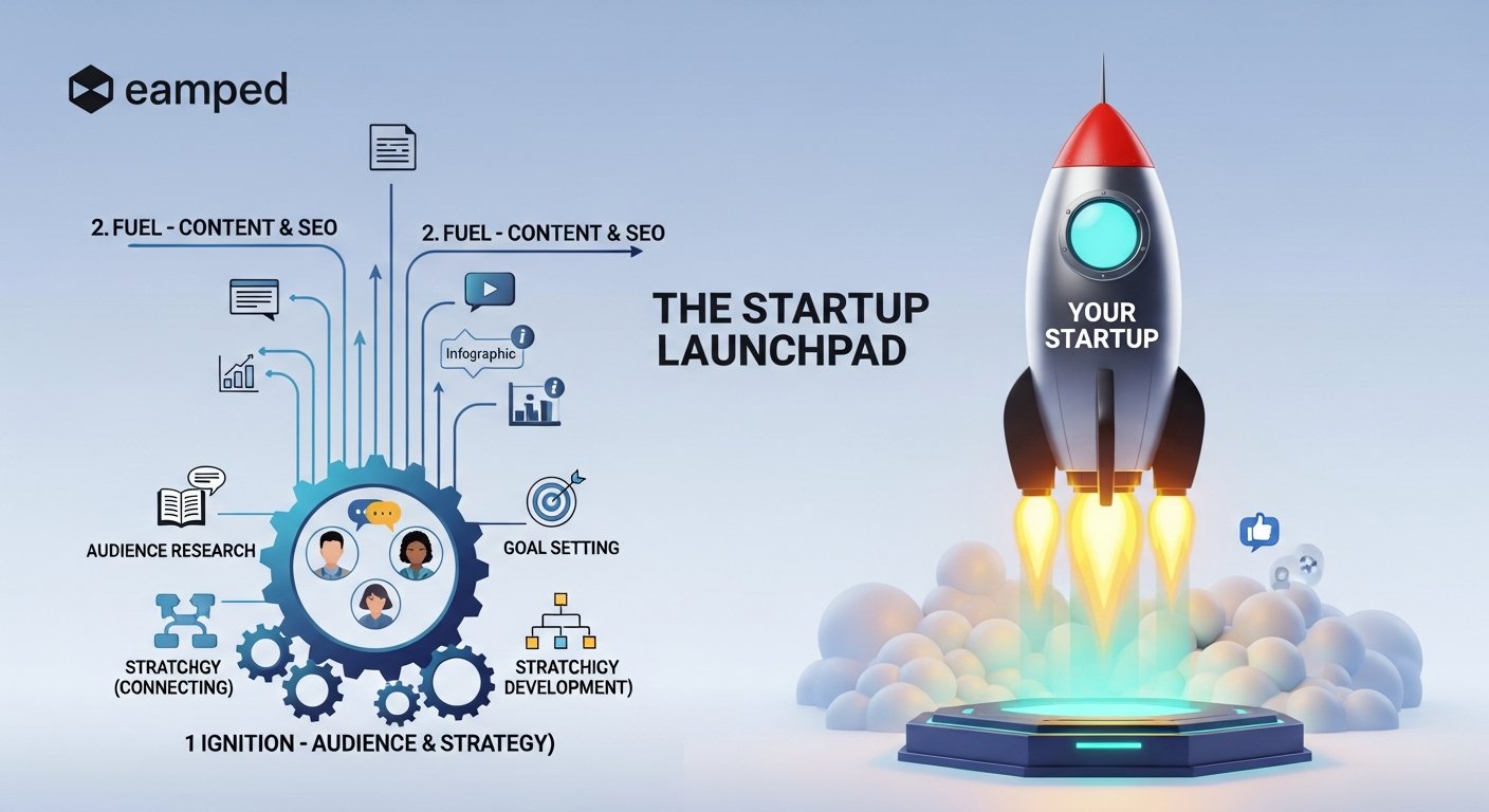 digital marketing guide for startups - featured illustration