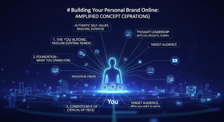 how to build personal brand online - featured illustration