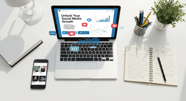 how to grow your social media following from scratch