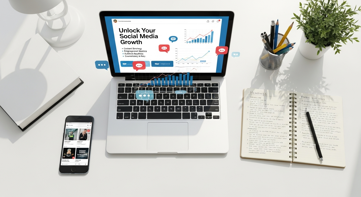 how to grow your social media following from scratch