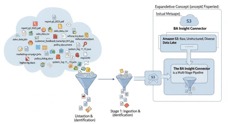 ba insight amazon s3 connector data accessibility - featured illustration
