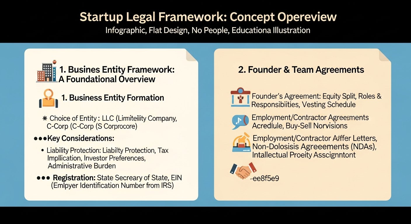 startup legal framework - featured illustration