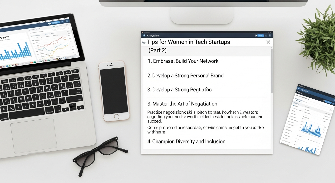 Tips For Women In Tech Startups