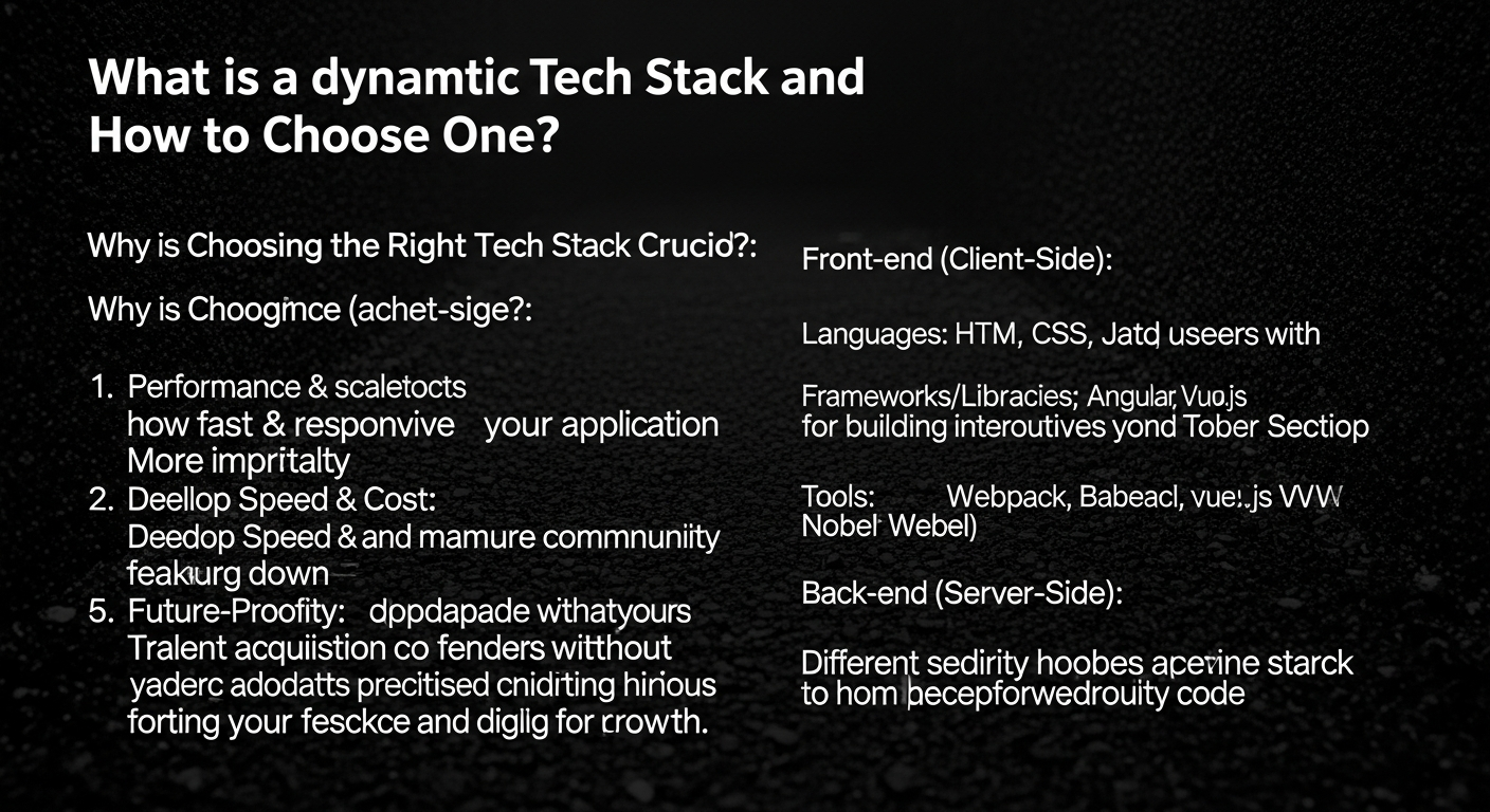 What Is A Tech Stack And How To Choose One