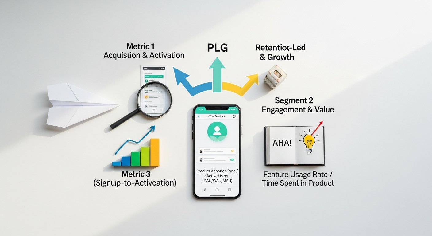product led growth metrics - photo 2 illustration