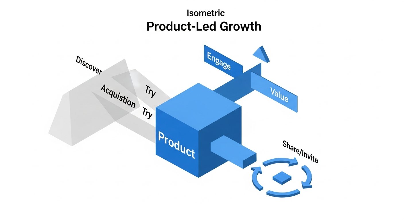 what is product led growth - infographic 4 illustration